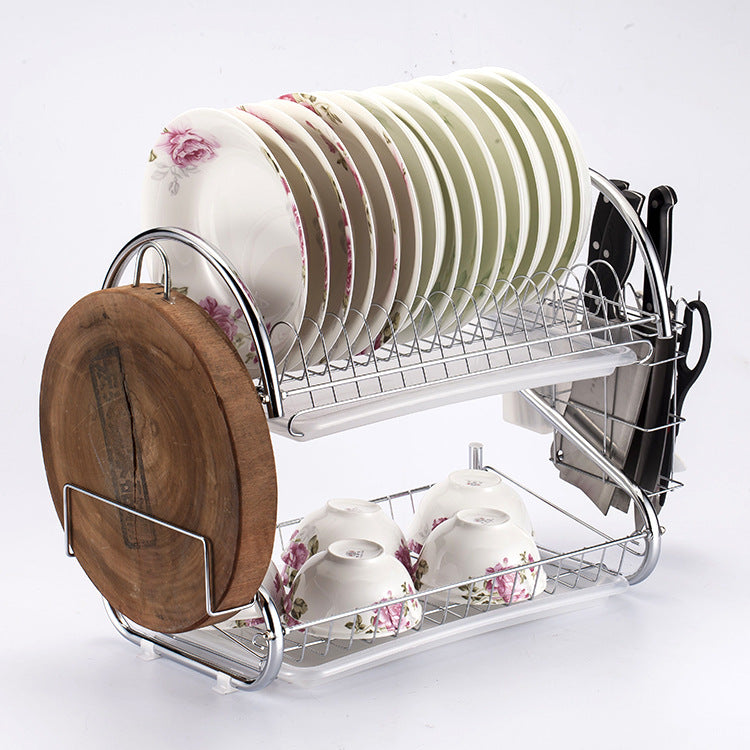 Kitchen Drain Rack for Article Storage and Organization